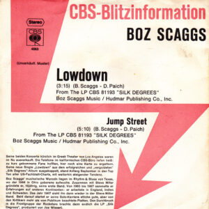 boz scaggs – lowdown / harbor lights