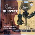 brahms*, the hollywood string quartet, victor aller — quintet in f minor for piano and string quartet, op. 34