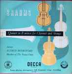 brahms*, alfred boskovsky, members of the vienna octet* — quintet in b minor for clarinet and strings, opus 115