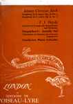 johann christian bach, f. j. haydn*, orchestre de chambre des concerts lamoureux, pierre colombo (2) — symphony in d major, op. 18, no. 4 / symphony in e major, op. 9, no. 2 / concerto for harpsichord and orchestra in d. major
