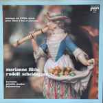 marianne lüthi, rudolf scheidegger — musique du xviiie siécle pour flûte À bec et clavecin