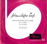 johann sebastian bach susanne lautenbacher, martin galling — sonaten für violine und cembalo nr. 2 a dur nr. 3 e dur