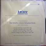 johann sebastian bach, helmut walcha — toccata und fuge d moll, bwv 565 / toccata und fuge f dur, bwv 540 / dorische toccata und fuge, bwv 538 / toccata, adagio und fuge c dur, bwv 564
